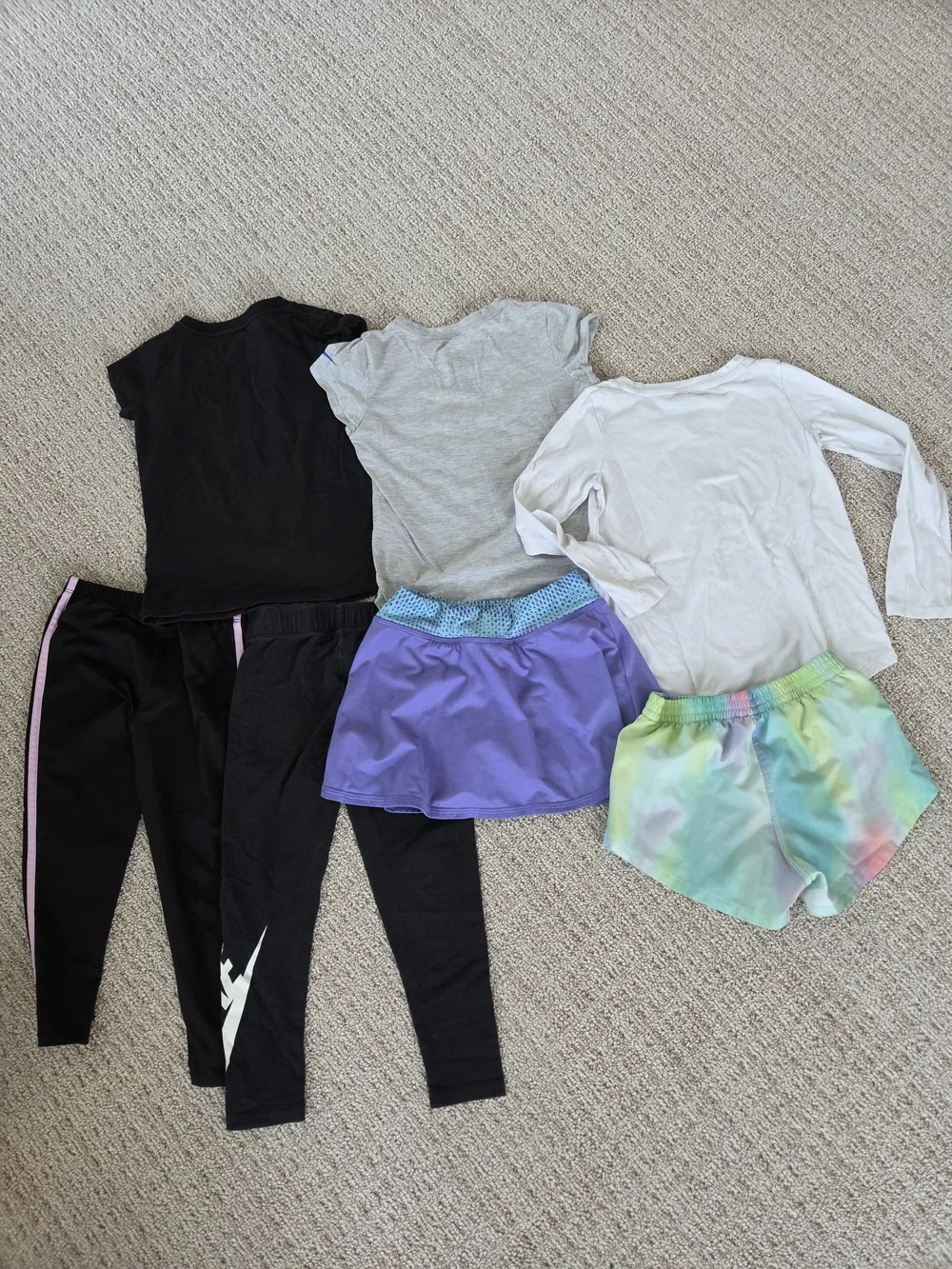 Nike, Adidas, and Under Armour Girls Athletic Clothing Lot
